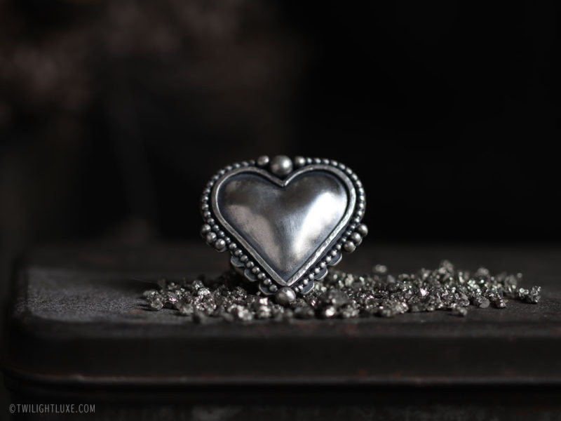 Twilight Luxe | Hope Collection | Sterling Silver Heart Ring