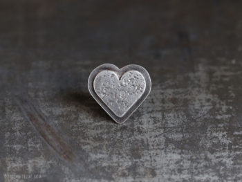 Twilight Luxe | Hope Collection | Sterling Silver Heart Pin