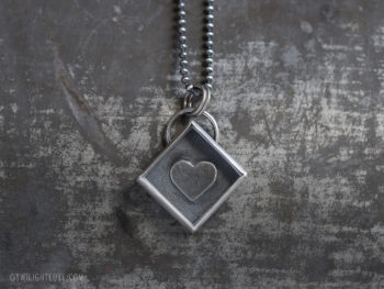 Twilight Luxe | Hope Collection | Sterling Silver Isolated Heart Necklace