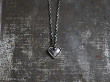 Twilight Luxe | Renewed Hope | Sterling Silver Petite Heart Necklace