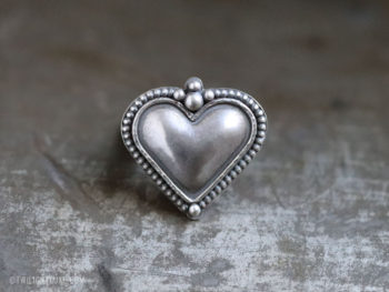Twilight Luxe | Renewed Hope | Sterling Silver Hope Heart Ring